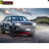 Toyota Hilux Full LED DRL Headlights On The Road