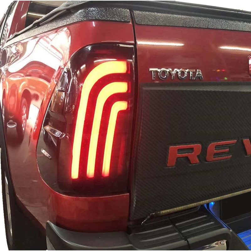 Toyota Hilux 2020+ Smoked LED Tail Lights - Druid Applied