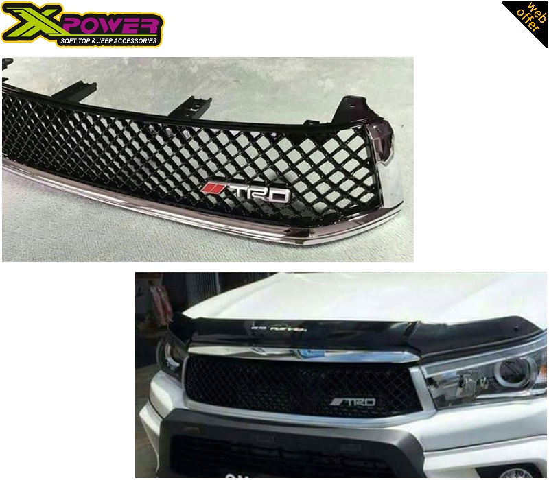 Image showing the Toyota Hilux Revo 2015-20 Front Grille - New TRD installed on a Toyota Hilux