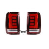 Volkswagen Amarok Smoked LED Rear Lights Front View