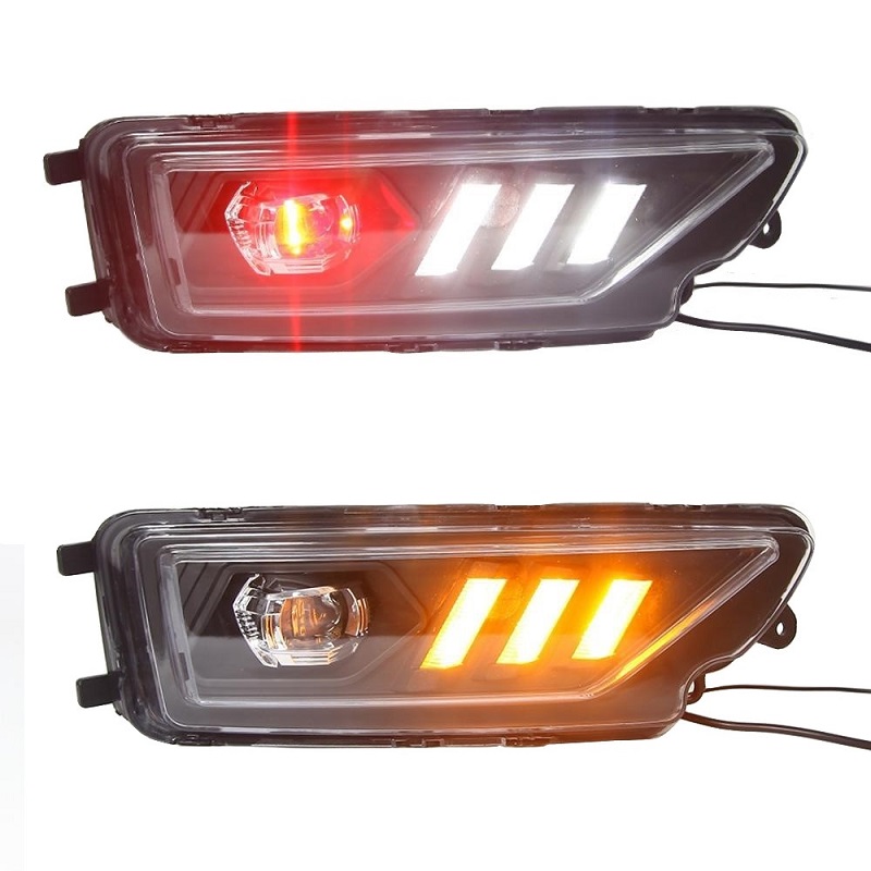 DRL LED Fog Lamps / Fog Lights Turn Signal And Running Lights Preview