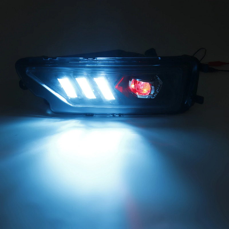 DRL LED Fog Lamps / Fog Lights Bright Beams Showcase In The Dark