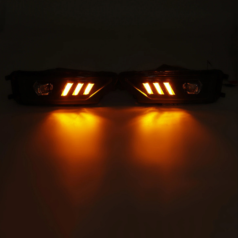 DRL LED Fog Lamps / Fog Lights Turn Signal Preview