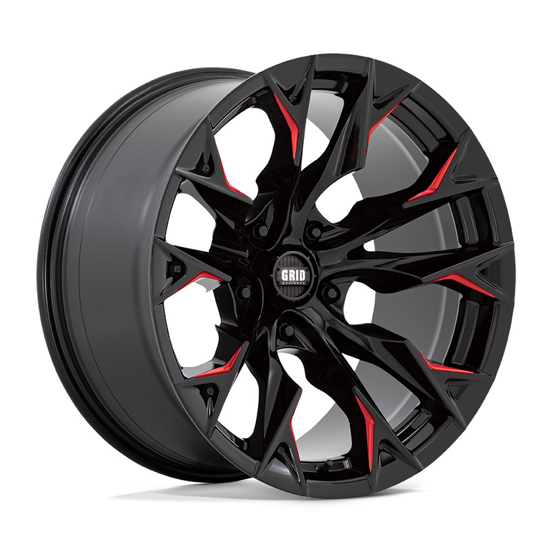 Thumbnail / main presentation photo of the Aluminum Wheels 17″ 6×139.7 - Fuel Off Road Flame 6 [Red]
