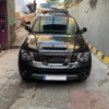 Nissan Navara Full LED DRL Headlights Front View Showcase From Distance