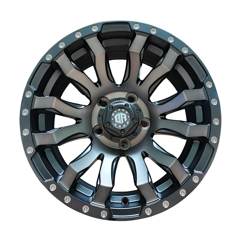 Product display photo of the Aluminum Wheels 15″ 6×139.7 - Fuel Off Road Blitz