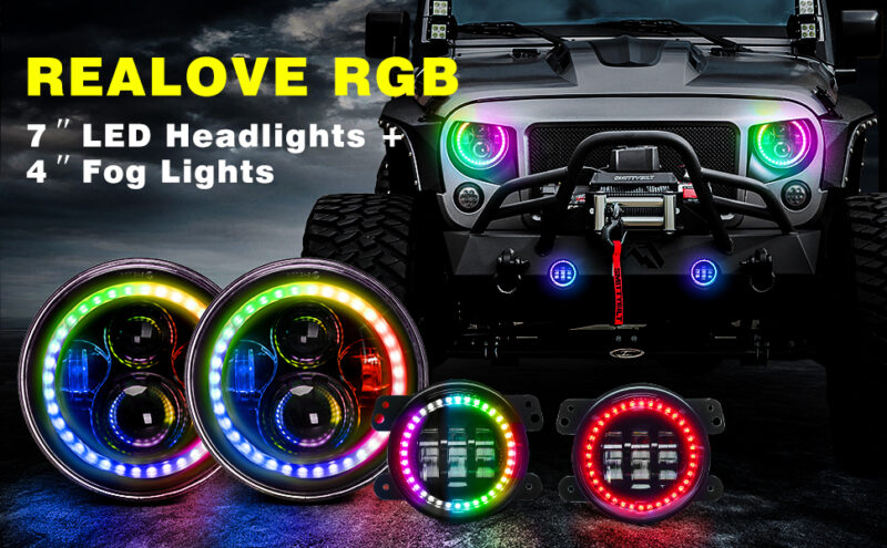 Jeep Wrangler JK LED RGB Lights Kit Product