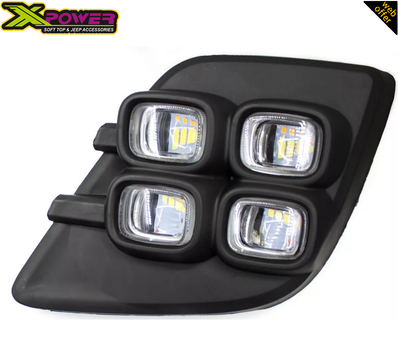 DRL LED Fog Lamps / Fog Lights Very Close High Quality Inspection