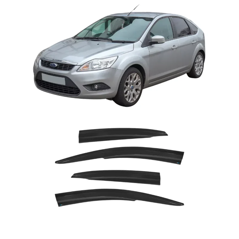 Ford Focus II Wind Deflectors Tinted Product Photo