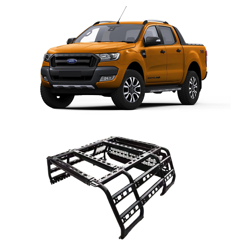Thumbnail / main presentation photo of the Ford Ranger T7 2016-2019 Iron Roll Bar - Cage.