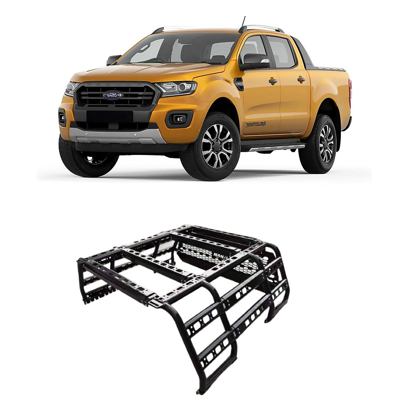 Thumbnail / main presentation photo of the Ford Ranger T8 2019-2022 Iron Roll Bar - Cage.