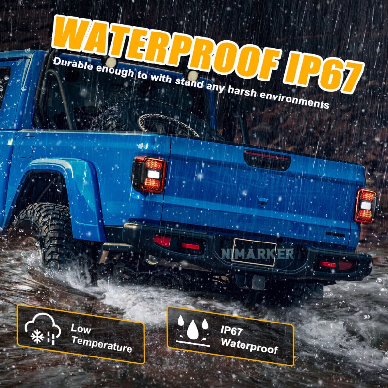 Jeep Gladiator JT LED Tail Lights Waterproof