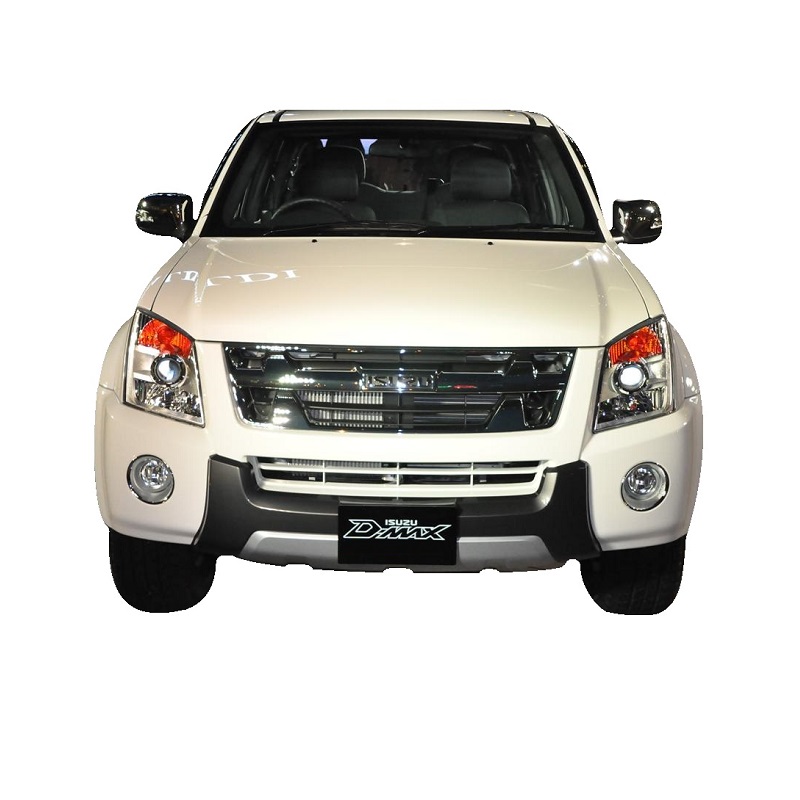 Front view image of the Isuzu D-Max with the Isuzu D-Max 2006-11 Fog Light Covers installed.