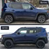 The Jeep Renegade before and after the installation of the Lift Kit 4cm.