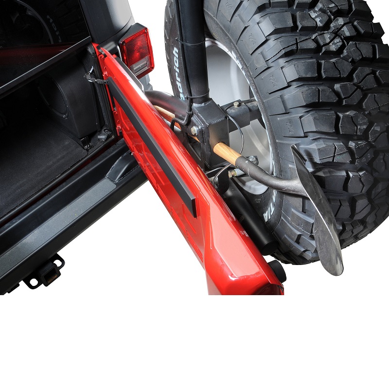 Jeep Wrangler JK Spare Tire Carrier Rear View