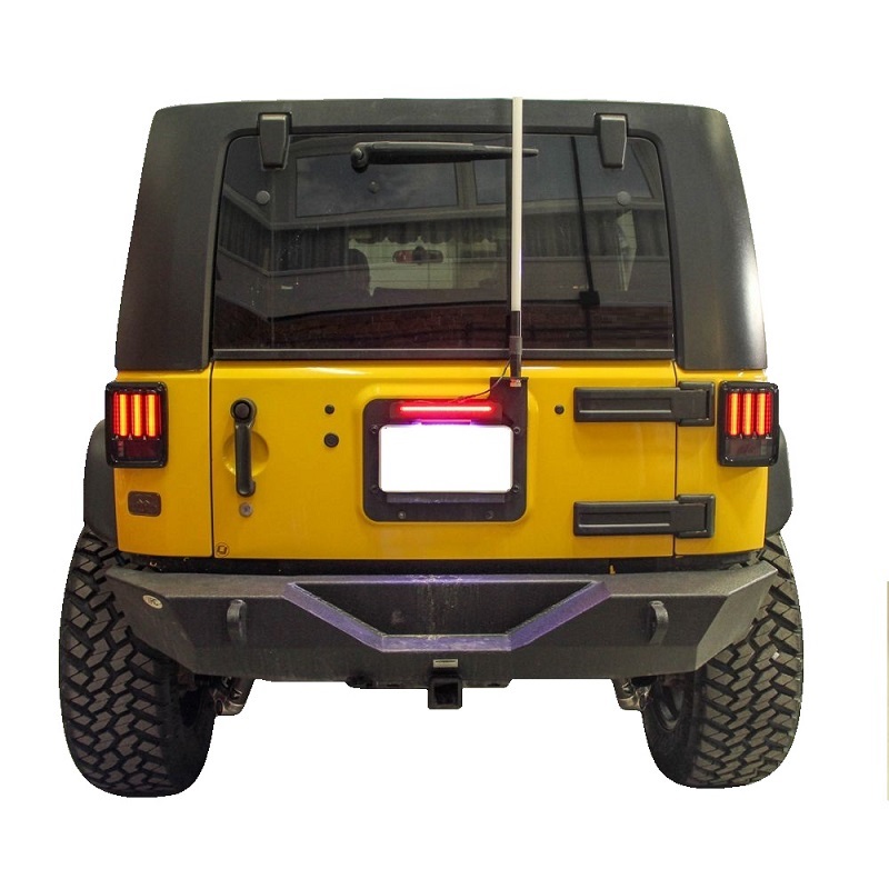 Jeep Wrangler JK G6 LED Tail Lights On