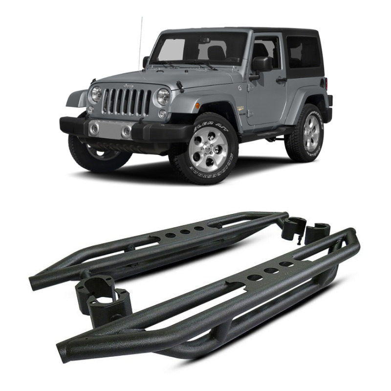 Jeep Wrangler JK 2Drs Steel Side Steps - Armor Guard Thumbnail