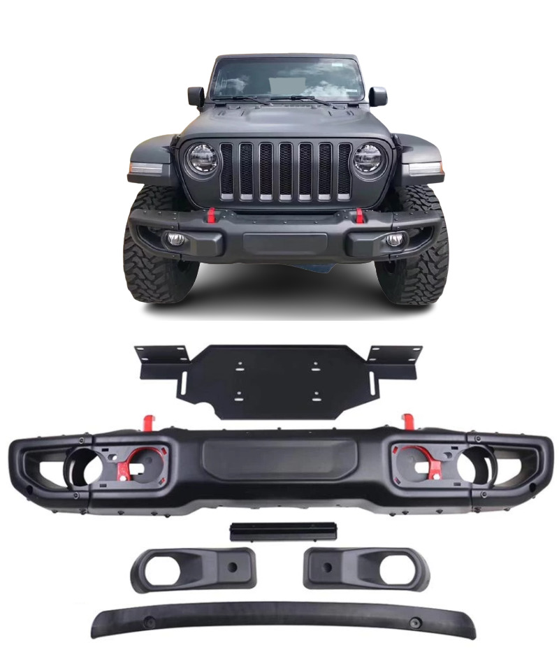 Jeep Wrangler JL / Gladiator JT Front Bumper - 10th Anniversary [Long] Components 1