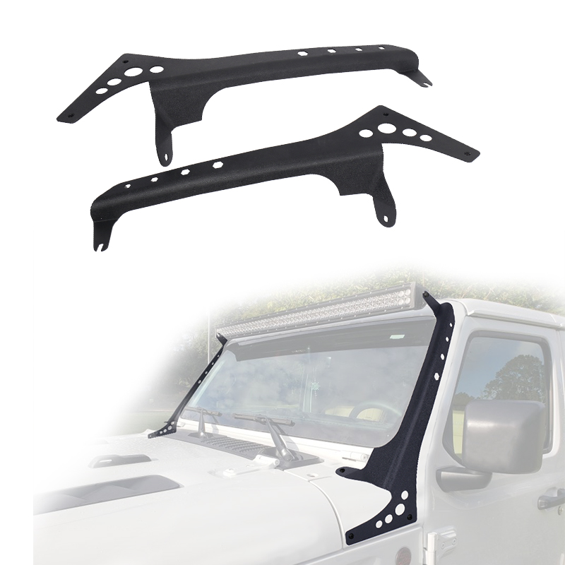 Jeep Wrangler JL Mounting Brackets For 52″ LED Light Bar Product