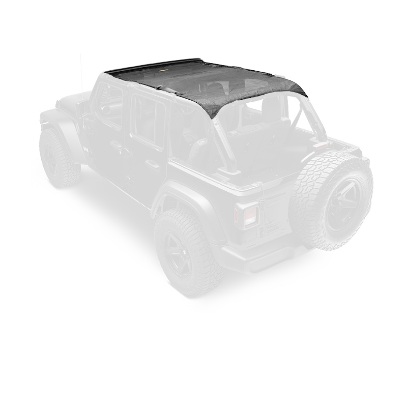 Jeep Wrangler JL Exterior Extended Bikini Mesh Black 3