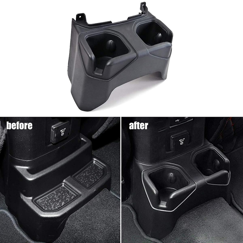 Jeep Wrangler JL Console Rear Cupholders Application