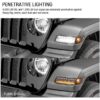 Jeep Wrangler JL LED Front Fender Light Applied