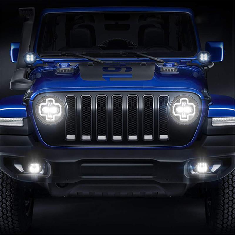 LED Fog Lights For Jeep Wrangler JL