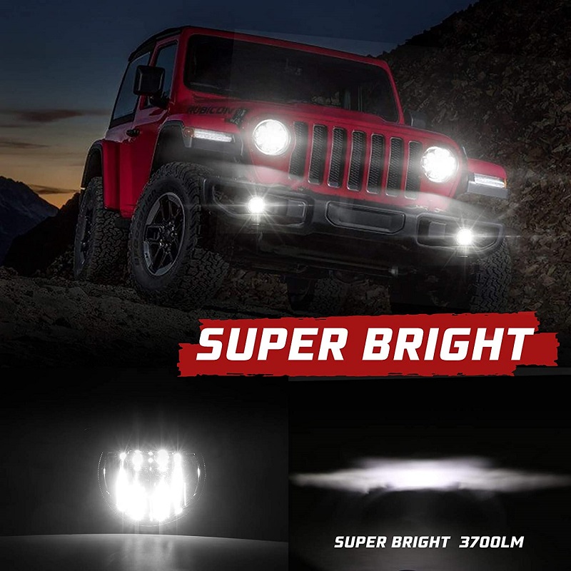 Jeep Wrangler JL LED Fog Lights Brightness