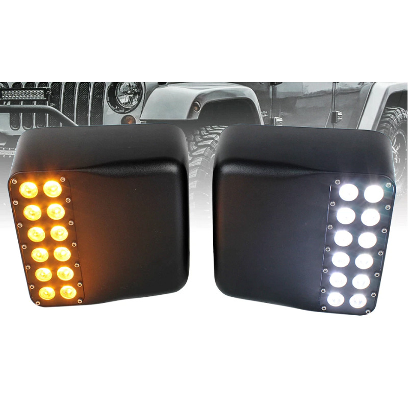 Jeep Wrangler JL LED Mirror Cover Product Lights