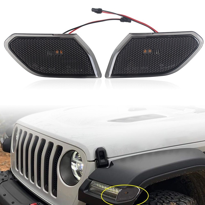 Jeep Wrangler JL LED Front Fender Indicator Product