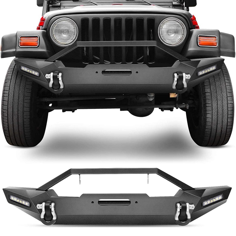 Jeep Wrangler YJ/TJ Front Bumper U-Bar HD LED - Rock Crawler Applied 5