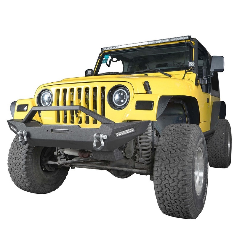 Jeep Wrangler YJ/TJ Front Bumper U-Bar HD LED - Rock Crawler Applied 6