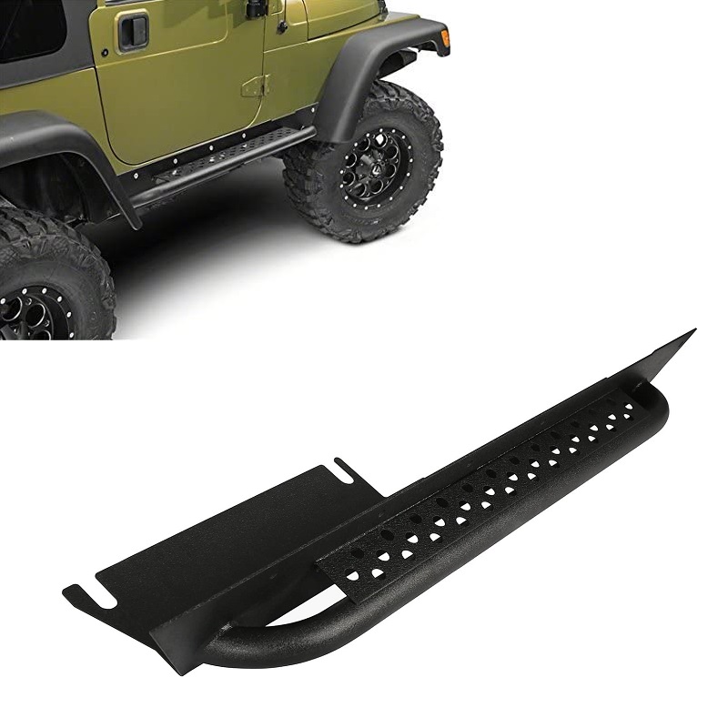 Jeep Wrangler TJ Steel Side Steps [Rock Guard]