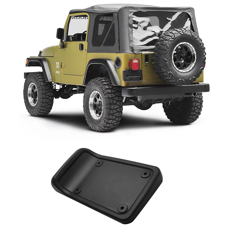 Jeep Wrangler TJ License Plate Frame Thumbnail