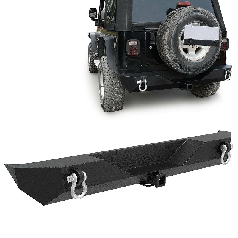 Jeep Wrangler YJ/TJ Rear Bumper [Rock Crawler] Applied 5