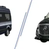 The Mercedes Sprinter before and after the installation of the Body Kit - Karat Style.