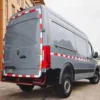Rear view of the Mercedes Sprinter, with the Body Kit - Star Style installed.