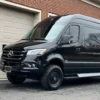 Image showing the Mercedes Sprinter 2020+ Headlights LED DRL installed.