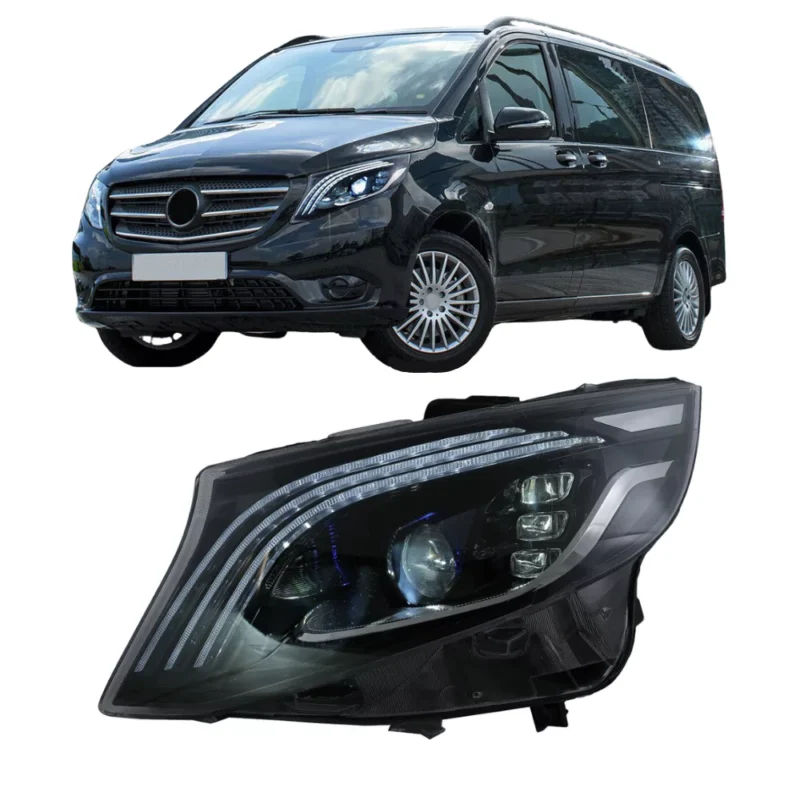 Thumbnail / main presentation photo of the Mercedes Vito 2014+ Headlights LED DRL