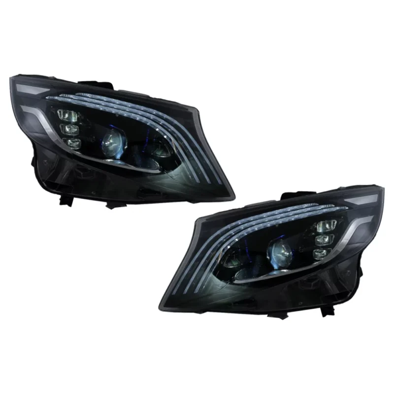 Product display photo of the Mercedes Vito 2014+ Headlights LED DRL