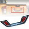 Image showing the Nissan Navara NP300 2015+ Tailgate Handle Reflector Insert installed on a Nissan Navara NP300.