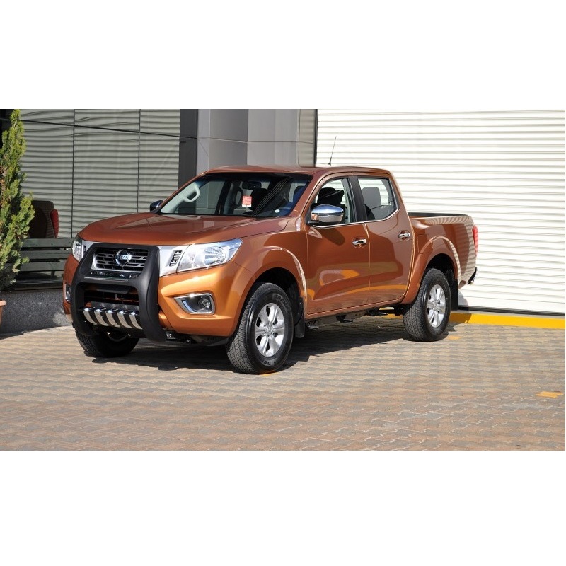 Right side view image of the Nissan Navara (NP300) with the Nissan Navara (NP300) 2015+ Bull Bar-Pasific  installed.