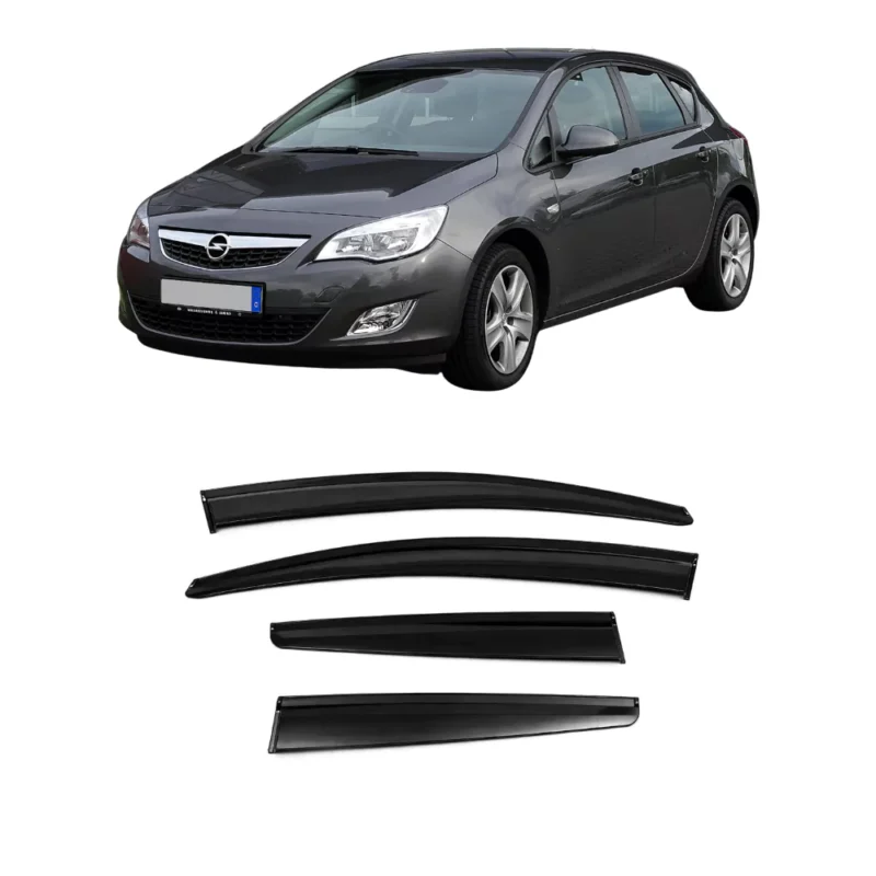 Opel Astra J Wind Deflectors Tinted Product Photo
