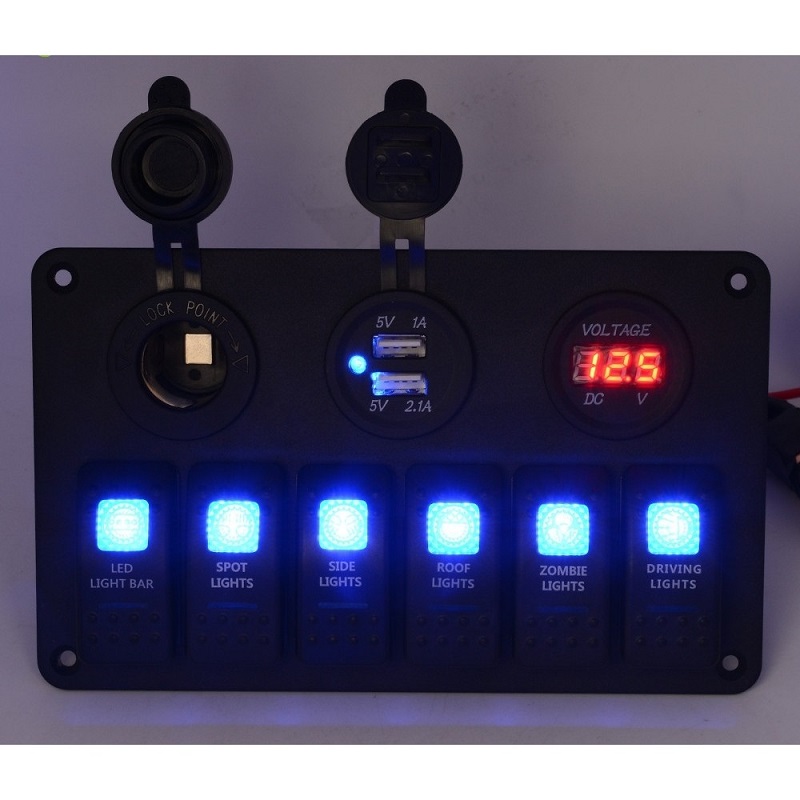 Universal 6-Switch LED Panel Product