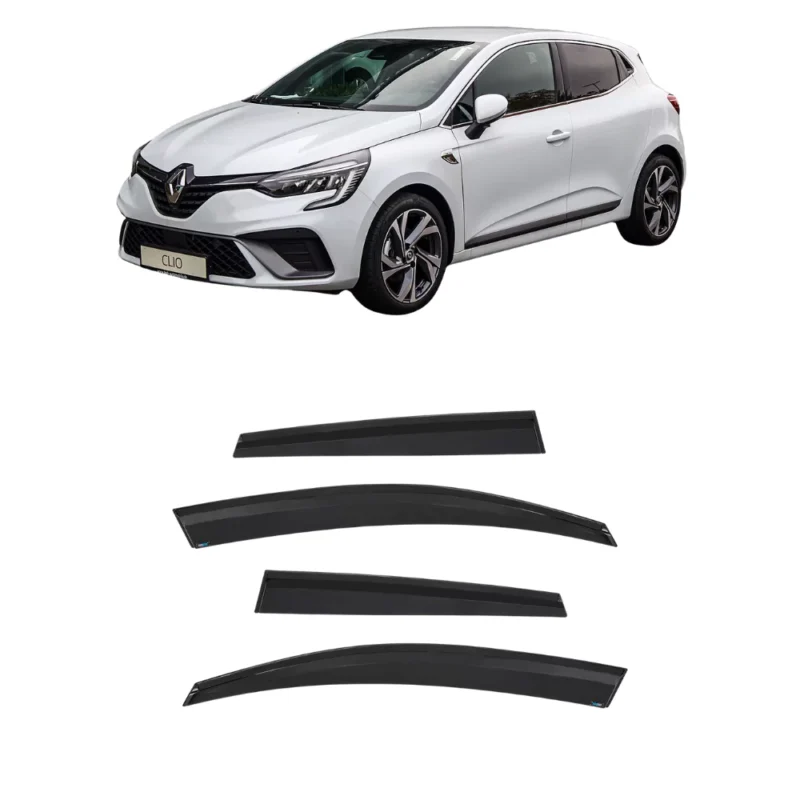 Renault Clio BF Wind Deflectors Tinted Product Photo