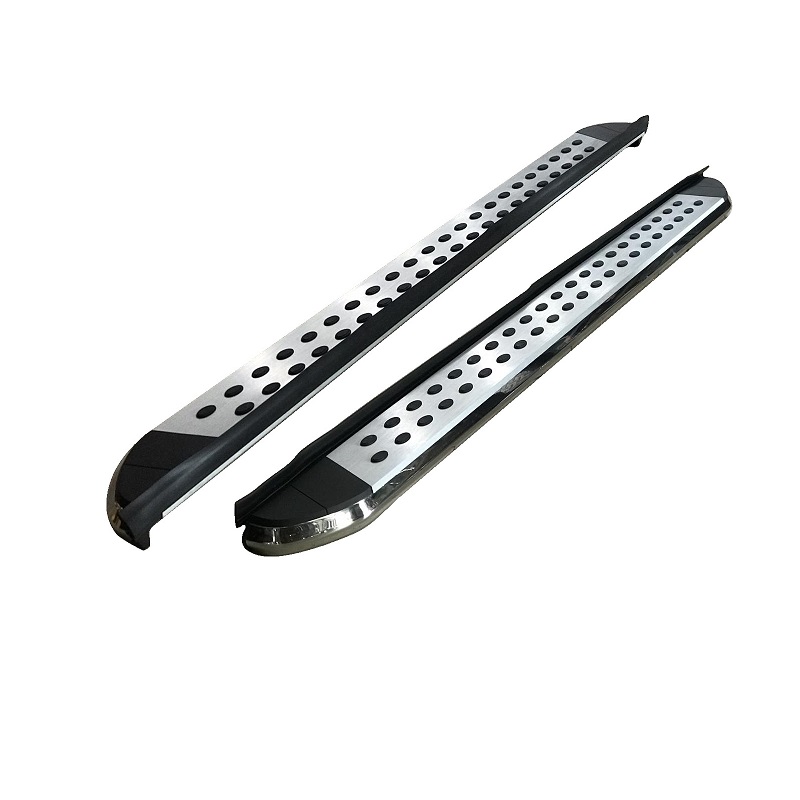 Product display photo of the Aluminum Side Steps - Silver Combo.