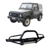 Thumbnail / main presentation photo of the Suzuki Samurai 1981-98 Aluminum Front Bumper HD With A-Bar - Raptor4x4