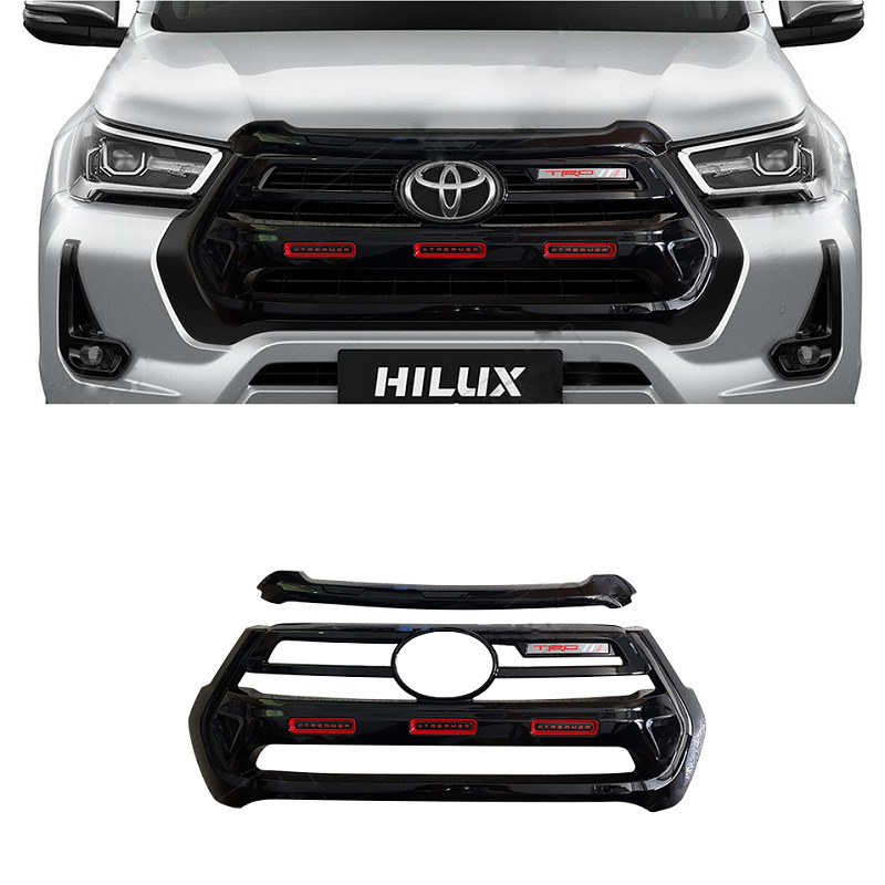 Product image showing the Toyota Hilux Cruiser 2020+ Front Grille - TRD Extreamer applied.