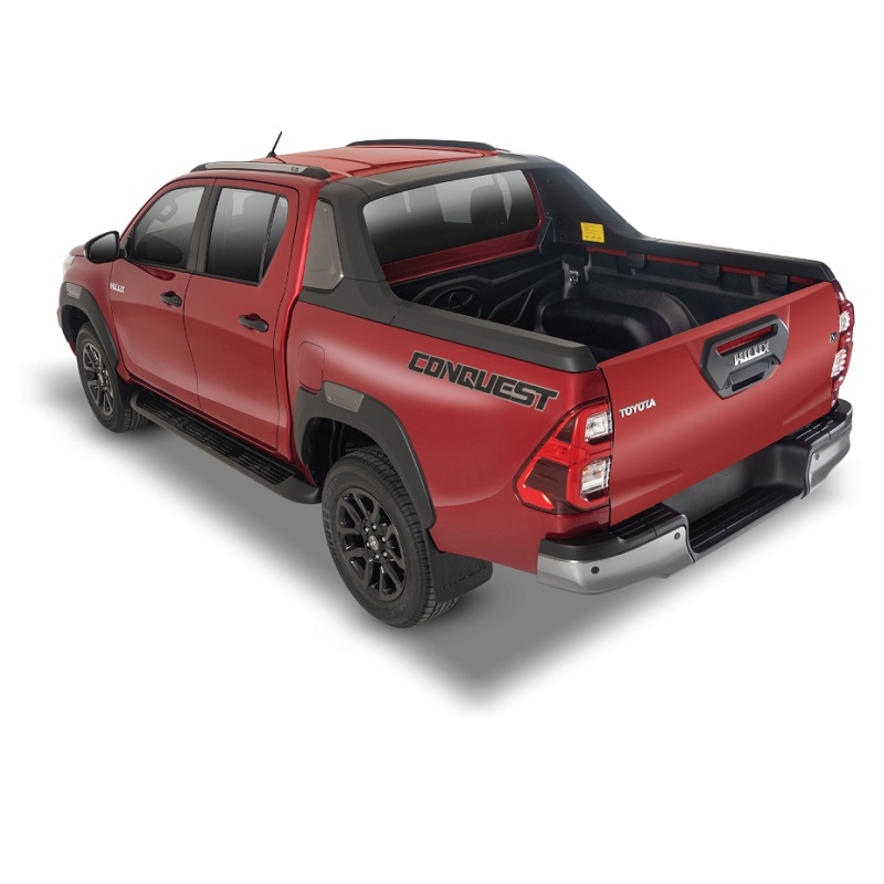 Far View image of the Toyota Hilux with the Toyota Hilux 2020+ ABS Sport Roll Bar Invincible installed.