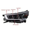 Toyota Hilux Full LED DRL Headlights Anatomy Informative Showcase